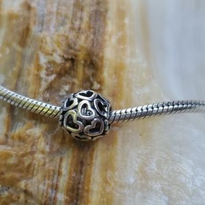 Pandora openwork hearts charm